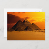 Carte Postale Pyramides (Devant / Derrière)