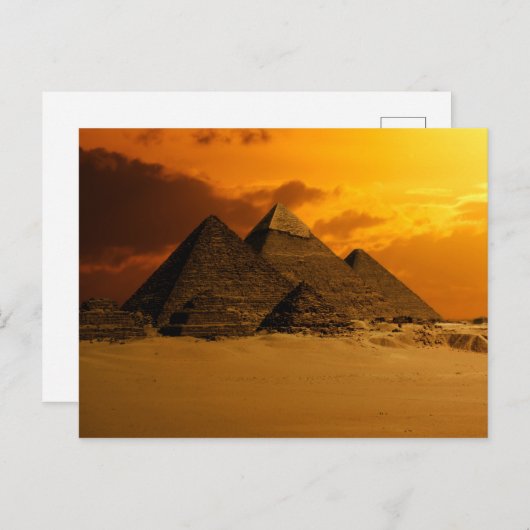 Carte Postale Pyramides (Devant / Derrière)