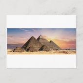 Carte Postale pyramides (Devant)