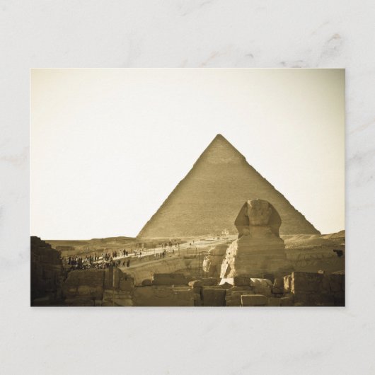 Carte Postale Pyramides à Gizeh au Caire, Egypte (Devant)