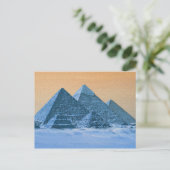 Carte postale Pyramides bleues (Debout devant)