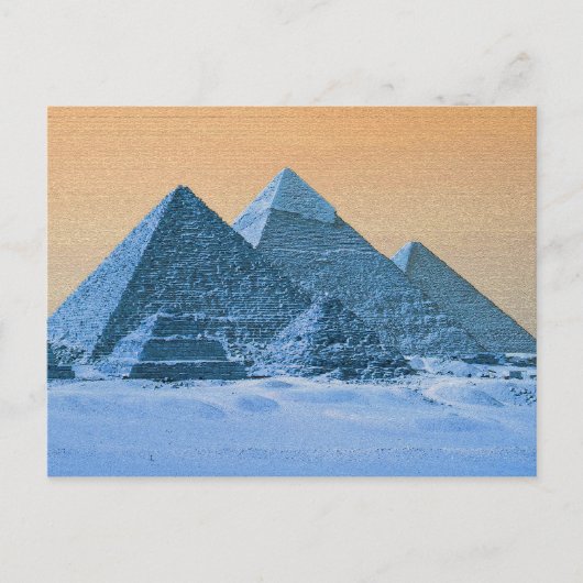 Carte postale Pyramides bleues (Devant)