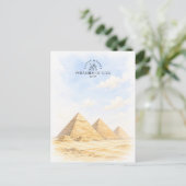 Carte Postale Pyramides de Gizeh Égypte | Architecture Paysage (Debout devant)