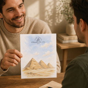 Carte Postale Pyramides de Gizeh Égypte   Architecture Paysage