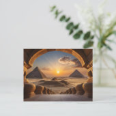 Carte Postale Pyramides d'Égypte (Debout devant)