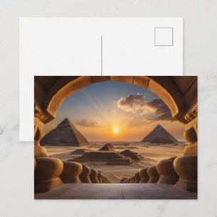 Carte Postale Pyramides d'Égypte