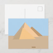 Carte Postale Pyramides d'Égypte (Devant / Derrière)