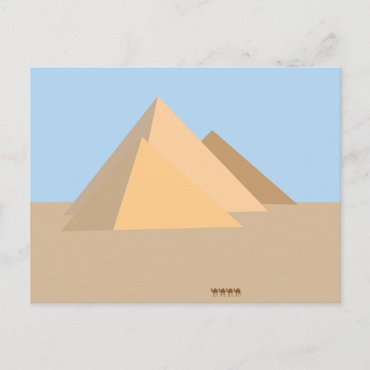 Carte Postale Pyramides d'Égypte (Devant)
