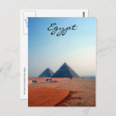 Carte Postale pyramides égypte (Devant / Derrière)