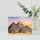 Carte Postale Pyramides égyptiennes (Debout devant)