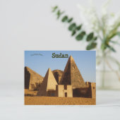 Carte Postale Pyramides nubiennes Meroe Soudan (Debout devant)