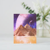 Carte Postale Pyramides spatiales (Debout devant)