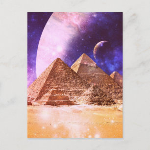 Carte Postale Pyramides spatiales