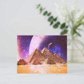 Carte Postale Pyramides spatiales (Debout devant)