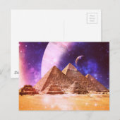 Carte Postale Pyramides spatiales (Devant / Derrière)