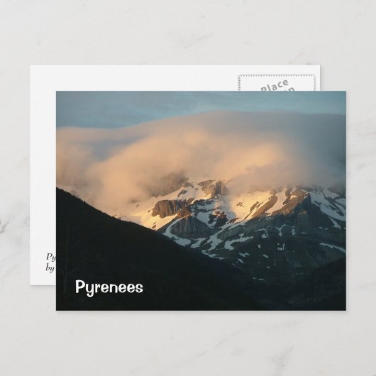 Carte Postale Pyrénées (Devant / Derrière)