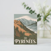 Carte Postale Pyrénées vintage (Debout devant)