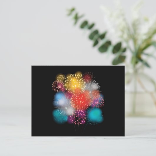 Carte Postale Pyrotechnicien Pyrotech Feux d'Artifice Cadeau Nou (Debout devant)