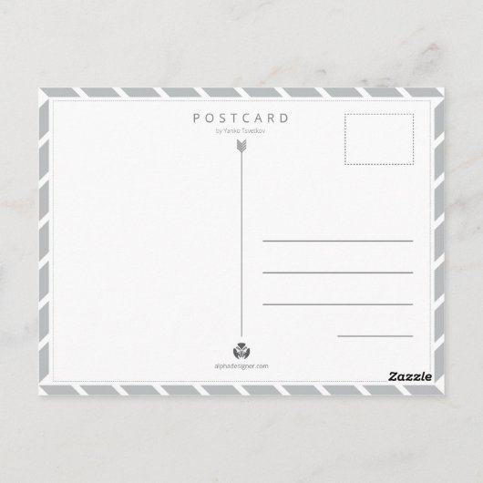 Carte Postale Python sans fil (Dos)