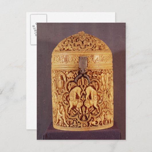 Carte Postale Pyx avec un relief représentant les plaisirs (Devant / Derrière)