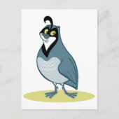 Carte Postale Q est pour Quail (Devant)