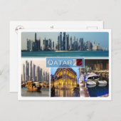 Carte Postale QA Qatar, (Devant / Derrière)