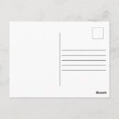 Carte Postale QR Code Berry premier anniversaire Blueberry Merci (Dos)