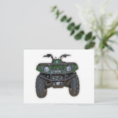 Carte Postale quad bike - atv (Debout devant)