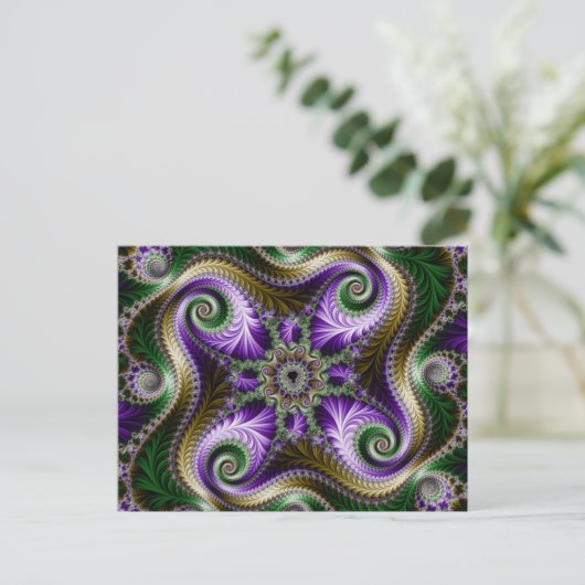 Carte postale "Quadra" fragile (Debout devant)