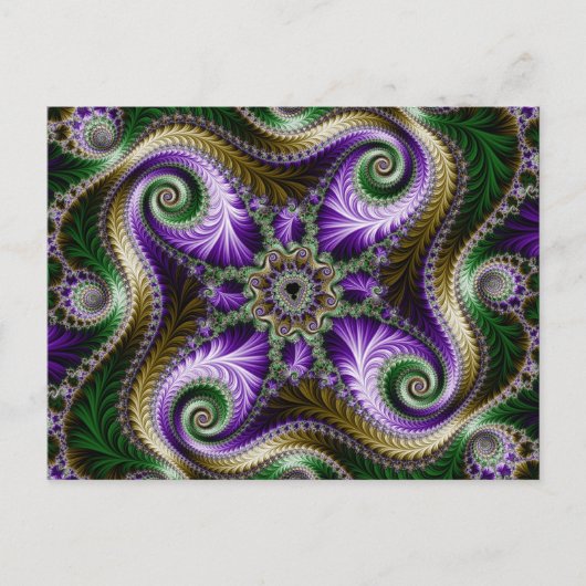 Carte postale "Quadra" fragile (Devant)