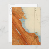 Carte Postale quadrangle San Mateo montrant l'intensité, les fai (Devant / Derrière)