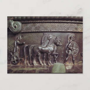 Carte Postale Quadriga et Hoplite