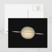 Carte Postale Quadruple transit de la Lune de Saturne (Devant / Derrière)