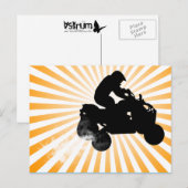 Carte Postale quads. (Devant / Derrière)