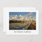 Carte Postale Quai à San Clemente California (Devant / Derrière)