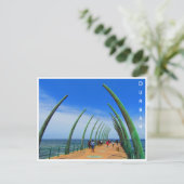 Carte Postale quai de baleine durban (Debout devant)