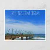 Carte Postale quai de baleine durban salutations (Devant)
