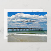 Carte Postale Quai de Jacksonville, Floride (Devant / Derrière)