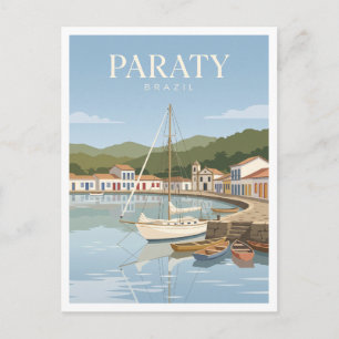 Carte Postale Quai de Paraty Brésil Souvenir