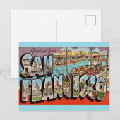 Carte Postale Quai des pêcheurs de San Francisco (Devant / Derrière)