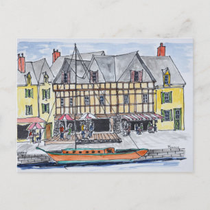 Carte Postale Quai Franklin, Saint-Goustan   Auray, Bretagne