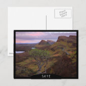 Carte Postale Quai paysage de lever du soleil sur Skye (Devant / Derrière)