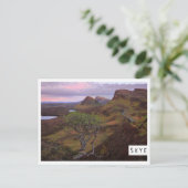 Carte Postale Quai paysage de lever du soleil sur Skye (Debout devant)