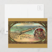 Carte Postale Quai vintage Atlantic City (Devant / Derrière)