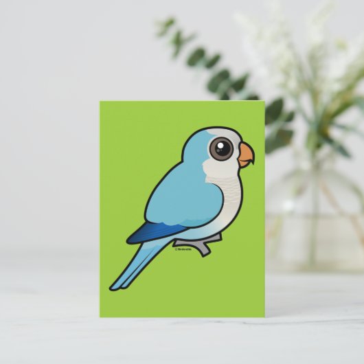 Carte Postale Quaker bleu (Debout devant)