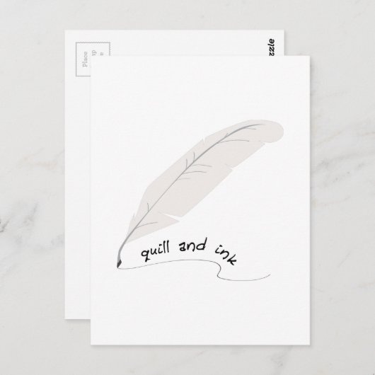 Carte Postale Qualité Et Encre (Devant / Derrière)