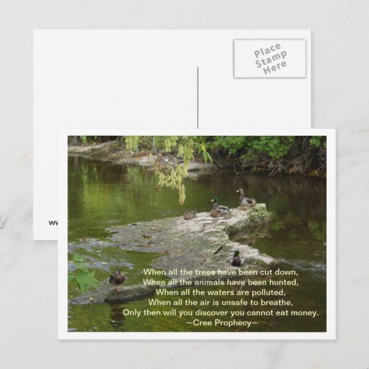 Carte Postale Quand (Devant / Derrière)