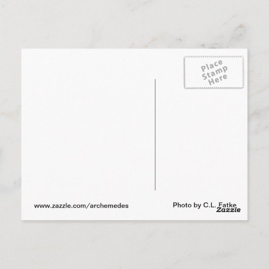 Carte Postale Quand (Dos)