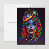 Carte Postale Quand Black Landing sur le rouge - Ken Gage Art (Devant / Derrière)