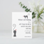 Carte Postale Quand je me sens faible - Bukowski - inspirant (Debout devant)